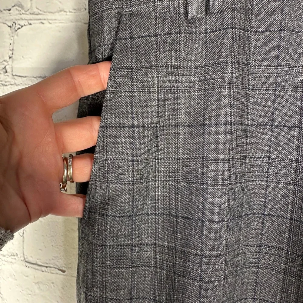 Ralph Ralph Lauren Mens 50L Grey Glen Plaid Wool Blend Blazer‎ Sport Coat Jacket